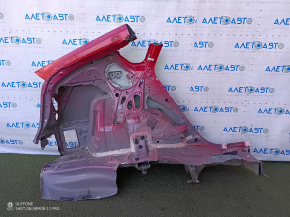 Quarter wing rear left Toyota Prius 30 10-15 on the body, red, pokes