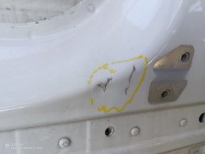 Tesla Model S 12-20 center right pillar, no inner tube, sawn off, aluminum panel, butts