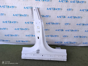 Tesla Model S 12-20 center right pillar, no inner tube, sawn off, aluminum panel, butts