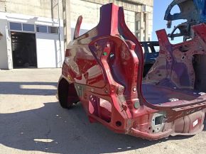 Quarter wing rear left Subaru Forester 14-18 SJ on the body, red, made