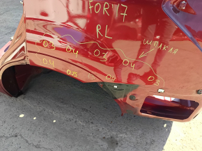 Quarter wing rear left Subaru Forester 14-18 SJ on the body, red, made