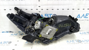 Left front headlight complete Toyota Prius V 12-14 pre-rest LED for polishing, scratches, bumps,