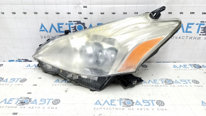 Left front headlight complete Toyota Prius V 12-14 pre-rest LED for polishing, scratches, bumps,