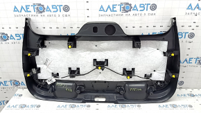 Black lower tailgate trim for a 2021-2025 Ford Bronco Sport with lamps and handles, scratches