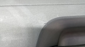 Black lower tailgate trim for a 2021-2025 Ford Bronco Sport with lamps and handles, scratches