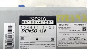 Monitor, display Toyota Prius V 12-15 pre-restoration, JBL, scratches