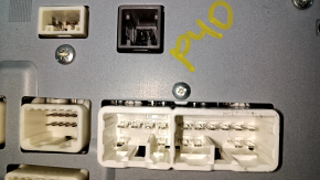 Monitor, display Toyota Prius V 12-15 pre-restoration, JBL, scratches
