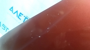 Nissan Leaf 11-17 bare steel hood, red NAH chipped