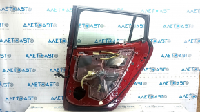 Nissan Leaf 13-17 rear right door assembly, red NAH bumper