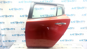 Rear left door assembly Nissan Leaf 13-17 red NAH, scratched