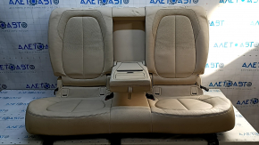 Rear row of seats 2nd row BMW X1 F48 16-22 one-piece, heated, perforated, leather beige Oyster,