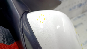 Left side mirror assembly Kia Niro 17-22, 3 pins, white, sand, bumps, scratches