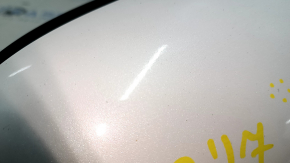 Left side mirror assembly Kia Niro 17-22, 3 pins, white, sand, bumps, scratches