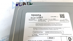 Radio tape recorder Toyota Highlander 14-16 large display