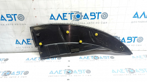 Left Nissan Leaf 13-17 hood scoop trim broken mount