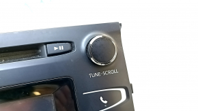 Toyota Highlander 14-16 small display radio tape recorder, chrome finish