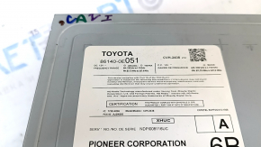 Toyota Highlander 14-16 small display radio tape recorder, chrome finish