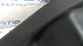 Right arch trim for a 2021-2025 Ford Bronco Sport, black, with hooks, scratches