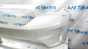 Kia Niro 17-19 HEV front bumper, PHEV without parking sensors, white, scratches, non-standard holes