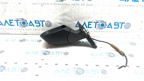 Left side mirror assembly Nissan Leaf 13-17, 5 pins, heated, red NAH