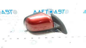 Right side mirror assembly Nissan Leaf 13-17, 5 pins, heated, red NAH