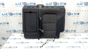 Left rear seat backrest for Ford Bronco Sport 2021-25 without AIRBAG, with armrest and seat belt, black and dark gray combination leather