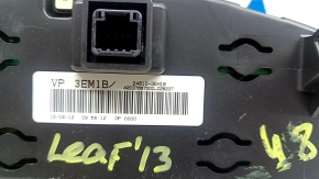 Upper instrument cluster for Nissan Leaf 13-17 48k