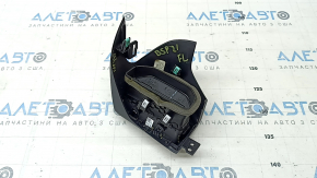 Left front panel air vent deflector for Ford Bronco Sport 21-25, gray with black trim, broken fasteners