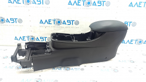 Nissan Leaf 13-17 center console armrest, black cloth, dry-cleanable