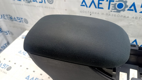Nissan Leaf 13-17 center console armrest, black cloth, dry-cleanable