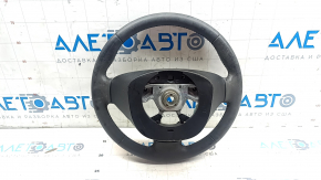 Nissan Leaf 13-17 steering wheel, black leather, heated, scratched, worn, peeling