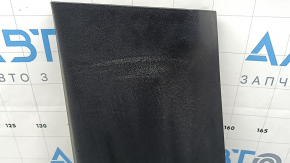 Lower left center pillar trim for a 2021 Ford Bronco Sport, black, scratched, worn, broken mount