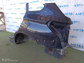 Quarter wing rear left BMW X1 F48 16-22 black, on the body, bumps