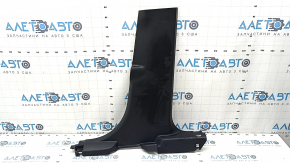Black lower right center pillar trim for 2021-2025 Ford Bronco Sport, scratches, worn