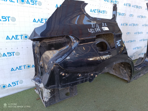 Quarter wing rear right BMW X1 F48 16-22 black, on the body