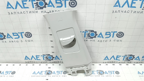Ford Bronco Sport 2021-25 center pillar trim, upper left, gray, worn