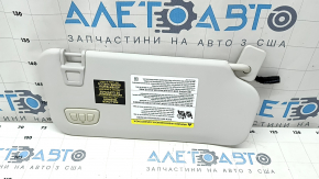 Left visor Ford Bronco Sport 21-25 without sunroof, gray with backlight and Home link