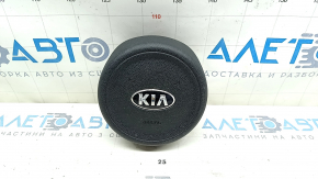 Kia Niro 17-21 black steering wheel airbag, rusty squib, oxidation on the emblem