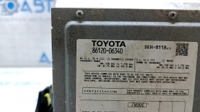 Toyota Camry V50 12-14L tape recorder, radio, CD player, frame cracked, buttons worn out