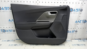 Kia Niro 17-22 front left door panel, gray, gray insert, rubber armrest, scratches