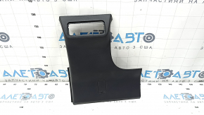 Black driver's knee pad for a 2021 Ford Bronco Sport, broken mount