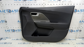Front right door trim panel for Kia Niro 17-22, gray, matte gray insert, rubber armrest, scratches