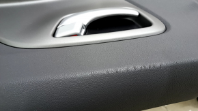 Front right door trim panel for Kia Niro 17-22, gray, matte gray insert, rubber armrest, scratches