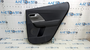Door trim panel rear right Kia Niro 17-22 HEV, PHEV gray, matte gray insert, rubber armrest, not heated, scratches