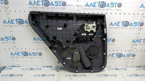 Door trim panel rear right Kia Niro 17-22 HEV, PHEV gray, matte gray insert, rubber armrest, not heated, scratches