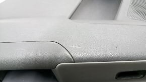 Door trim panel rear right Kia Niro 17-22 HEV, PHEV gray, matte gray insert, rubber armrest, not heated, scratches