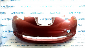 Front bumper bare Nissan Leaf 13-17 red NAH