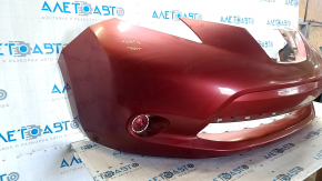 Front bumper bare Nissan Leaf 13-17 red NAH