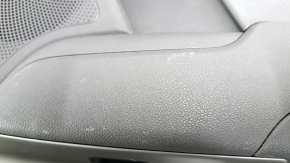 Door trim panel rear left Kia Niro 17-22 HEV, PHEV gray, matte gray insert, rubber armrest, not heated, scratches