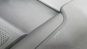 Door trim panel rear left Kia Niro 17-22 HEV, PHEV gray, matte gray insert, rubber armrest, not heated, scratches